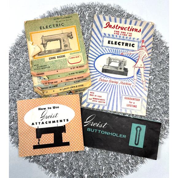 1950s Vintage lot of Sewing Manuals/Instruction Booklet, Shabby and Chic, Sewing - Picture 1 of 10